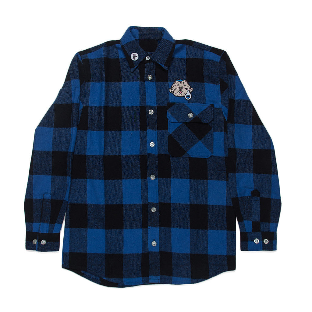 RON ENGLISH BLUE BABY EYE FLANNEL SHIRT