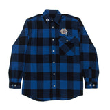 RON ENGLISH BLUE BABY EYE FLANNEL SHIRT