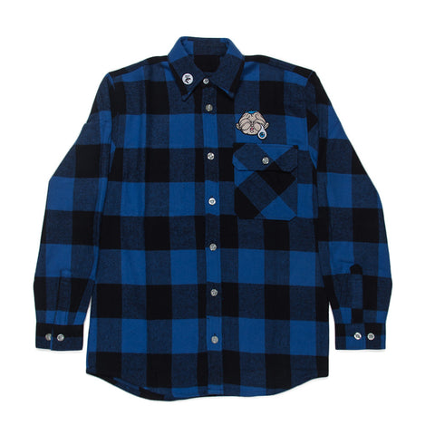 RON ENGLISH BLUE BABY EYE FLANNEL SHIRT