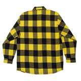RON ENGLISH YELLOW WEED LEAF FLANNEL SHIRT
