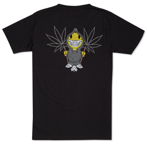 RON ENGLISH WEED CREAM GRIM REEFER TEE