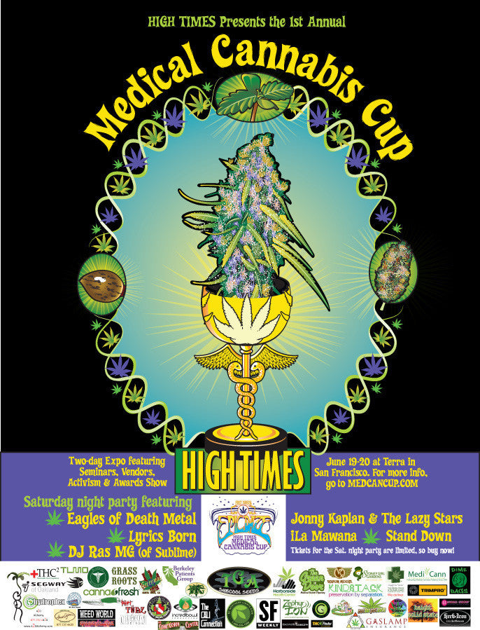 HIGH TIMES 1st Medical Cannabis Cup Poster