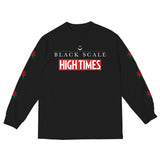 BLACK SCALE x HIGH TIMES FLOWER LS TEE